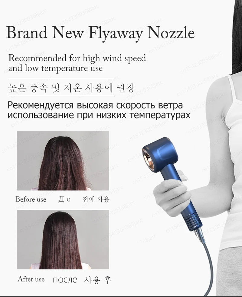 Super Hair Dryer 220V Leafless Hair dryer Personal Hair Care Styling Negative Ion Tool