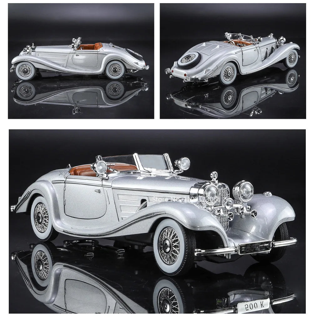 Scale 500K Vintage Car Model Toy