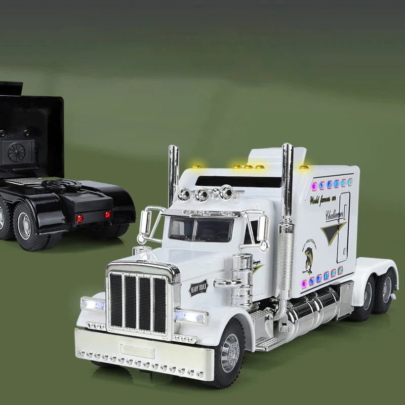 Peterbilt 389 Tractors Truck Alloy Model Car Toy